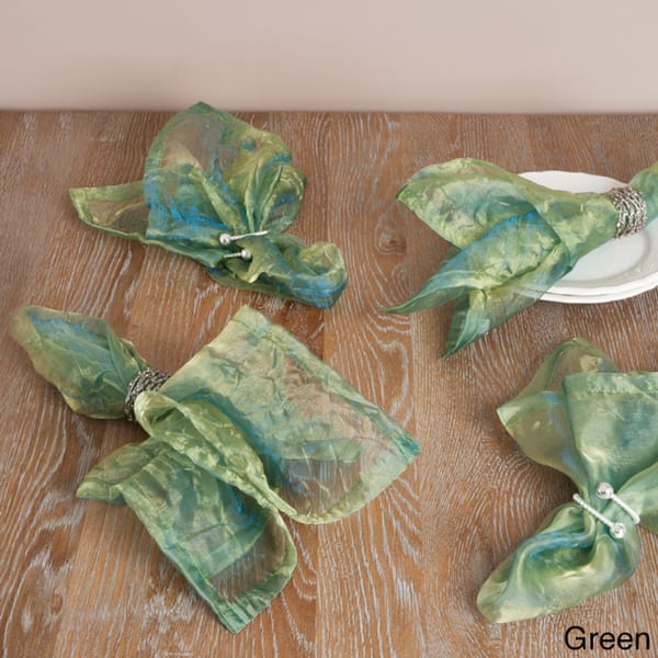 Crushed Tissue Decorative Napkins (Set of 12)