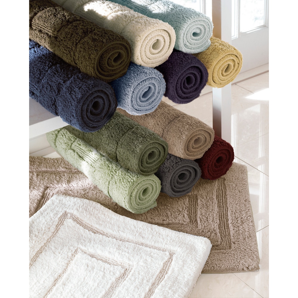 Luxurious Cotton Brights Collection 24 x 40-inch Bath Rug - 24 x
