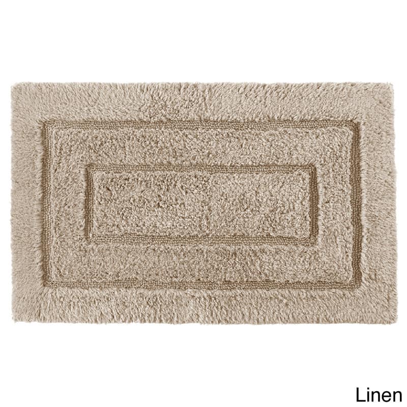 Luxurious 24 x 40-inch Cotton Bath Mat - 2' x 3'4 - Linen