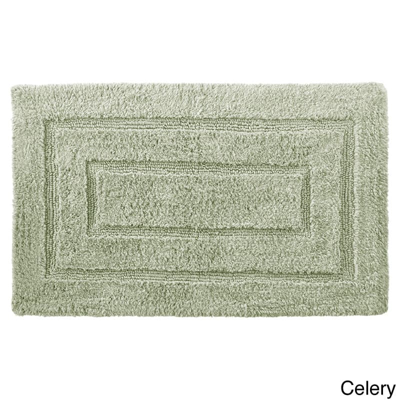 Luxurious 24 x 40-inch Cotton Bath Mat - 2' x 3'4 - Celery
