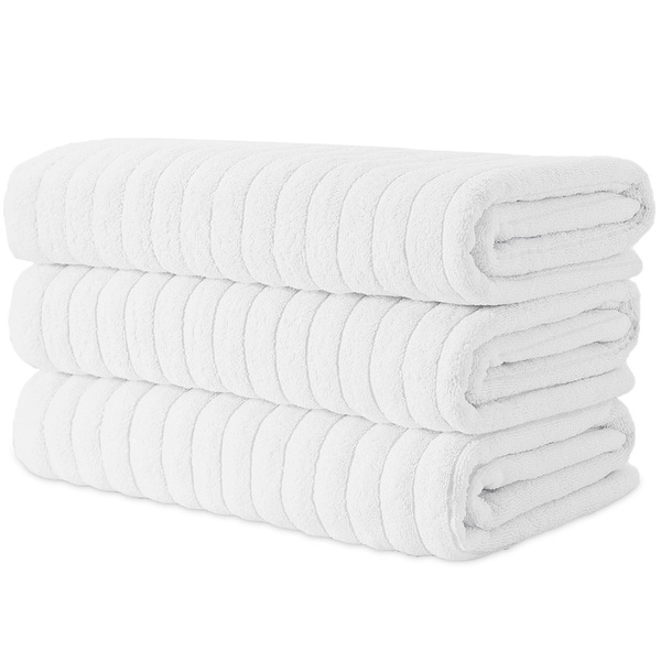 Maxima Turkish Combed Cotton Bath Sheet (Set of 3)   15221098