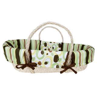 Trend Lab Giggles 4 piece Moses Basket Set Trend Lab Moses Baskets