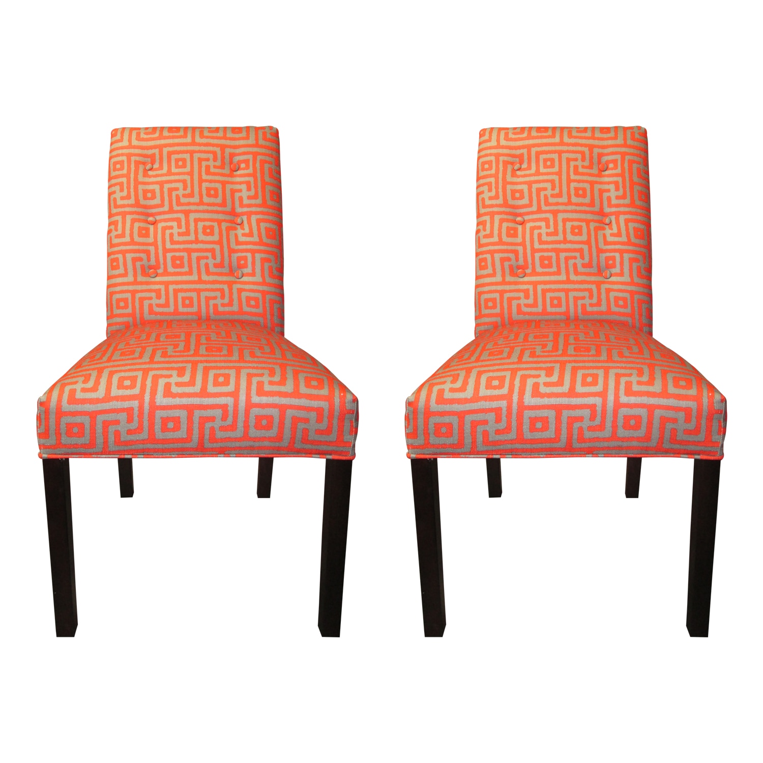 Greece Atomic 6-button Tufted Dining Chairs (Set of 2 ...