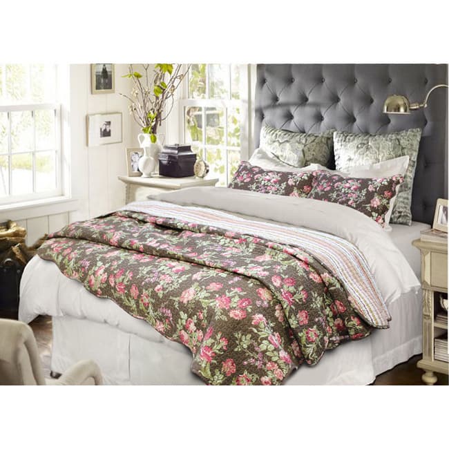 Vanessa Floral 3-piece Quilt Set - Multi