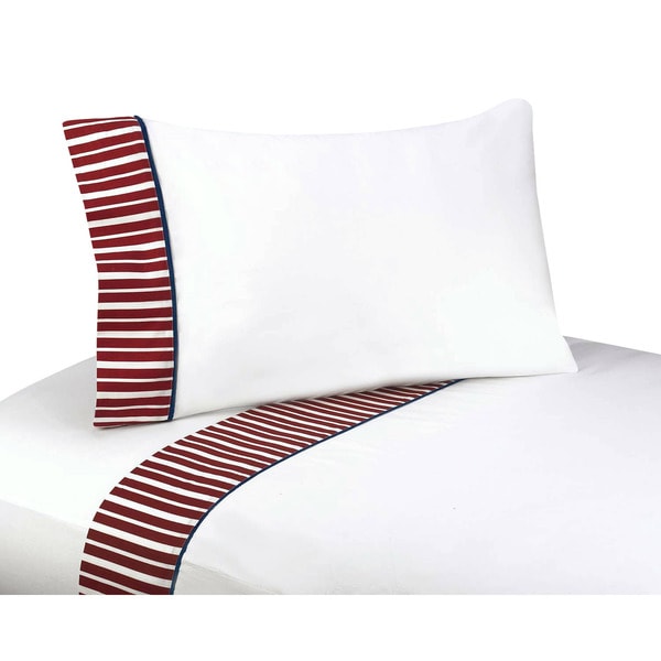 Sweet JoJo Designs 200 Thread Count Vintage Aviator Bedding Collection Cotton Sheet Set