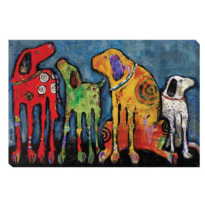 Jenny Foster 'Best Friends' Canvas Art - 24 x 36 x .75