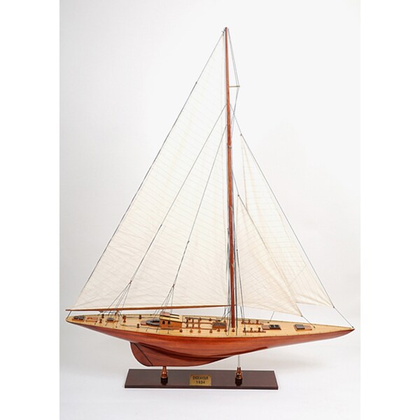 Shop Old Modern Handicrafts Endeavour Model Ship - On Sale - Free ...