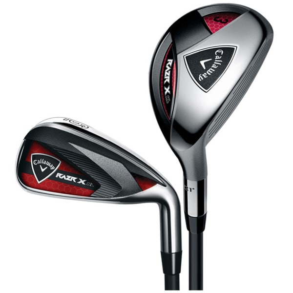 Callaway Mens RAZR X HL Hybrid/ Iron Combo Set  