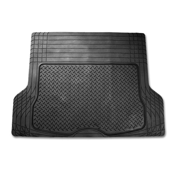 FH Group Black Vinyl Trim able Trunk Cargo Mat FH Group Floor Mats