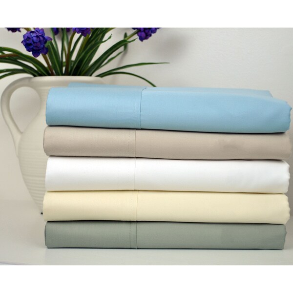 Cotton Sateen 400 Thread Count Sheet Set with Bonus Pillowcases (6-piece set)