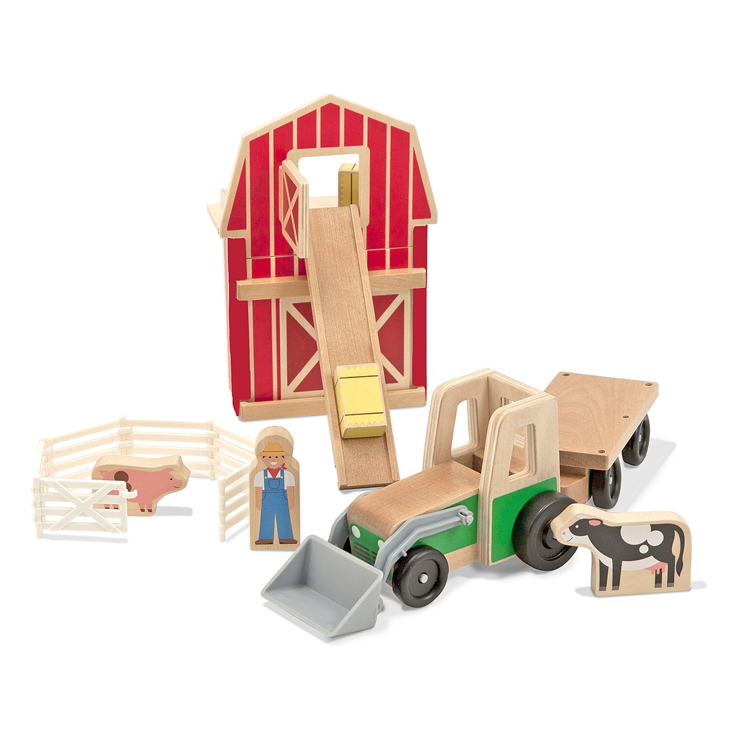 melissa and doug wooden farm