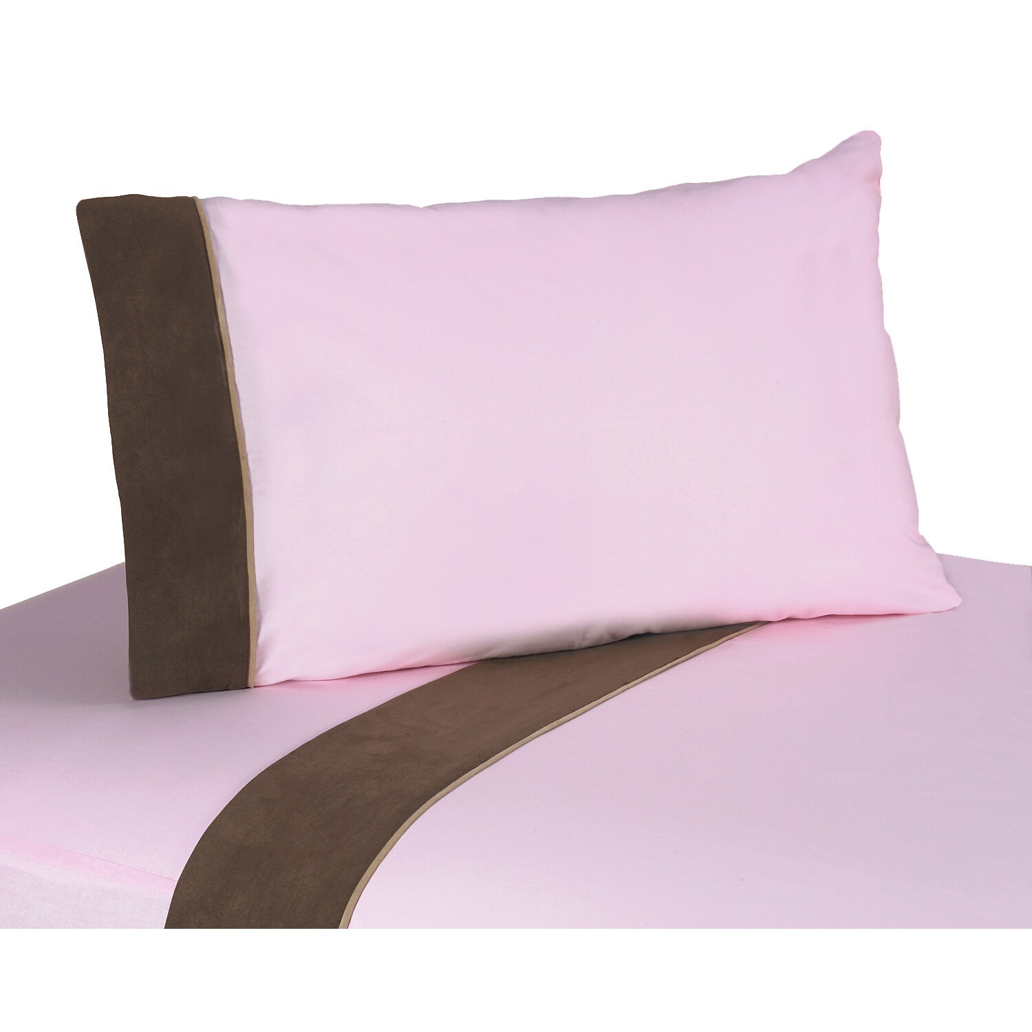 Sweet Jojo Designs Soho Pink Bedding Collection Sheet Set (Pink Materials 100 percent cotton fabricsChocolate microsuede trim and camel pipingCare instructions Machine washableTwin DimensionsFitted sheet 39 inches wide x 75 inches longFlat sheet 66 in