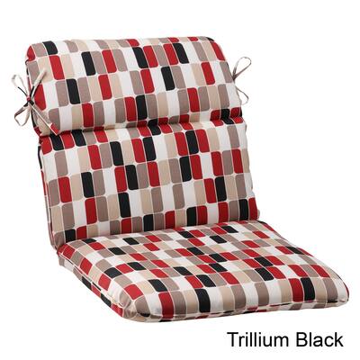 Pillow Perfect Trillium Polyester Rounded Outdoor Chair Cushion
