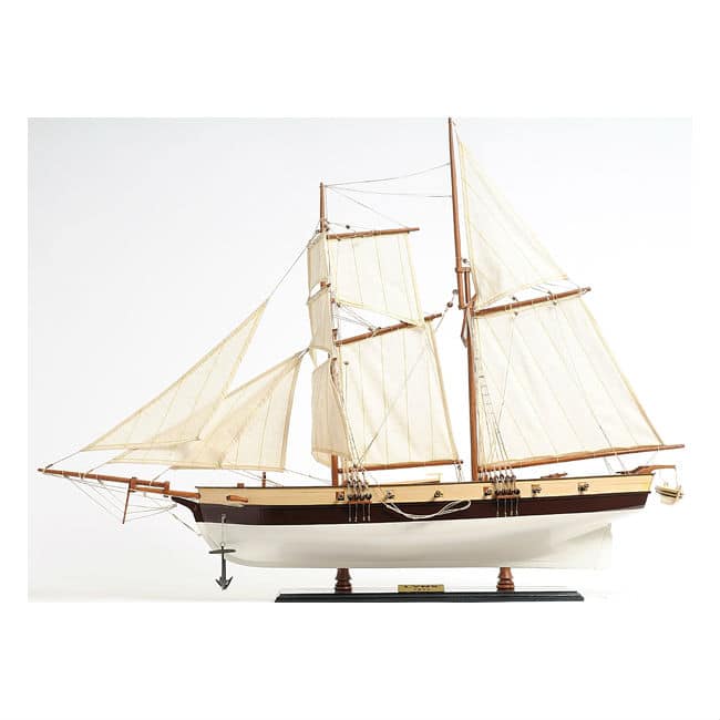 Old Modern Handicrafts Lynx Painted Model Ship