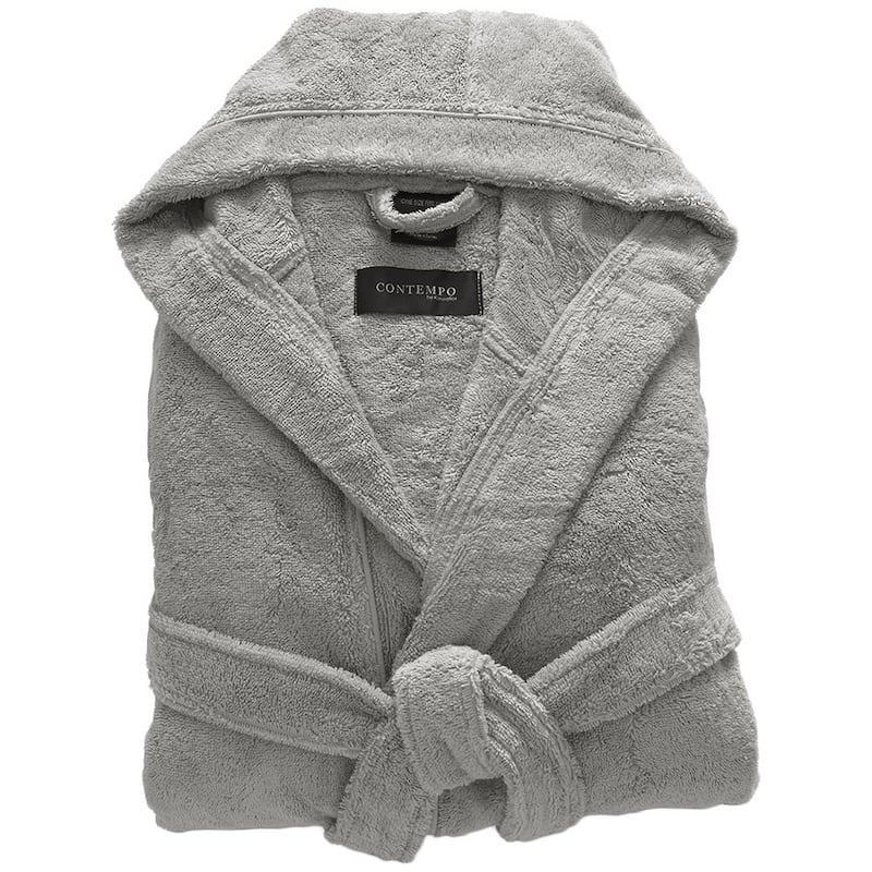 Hooded Turkish Cotton Bath Robe