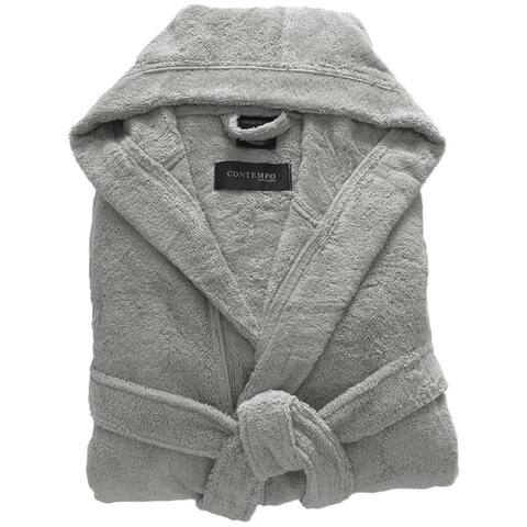 Hooded Turkish Cotton Bath Robe