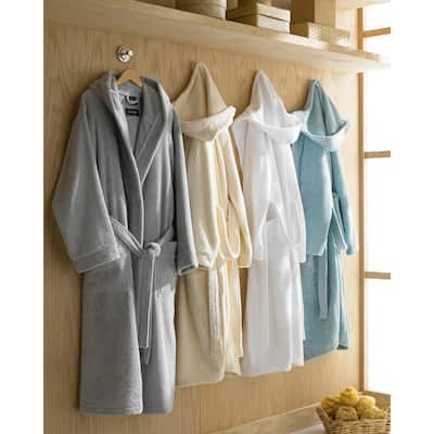 Hooded Turkish Cotton Bath Robe