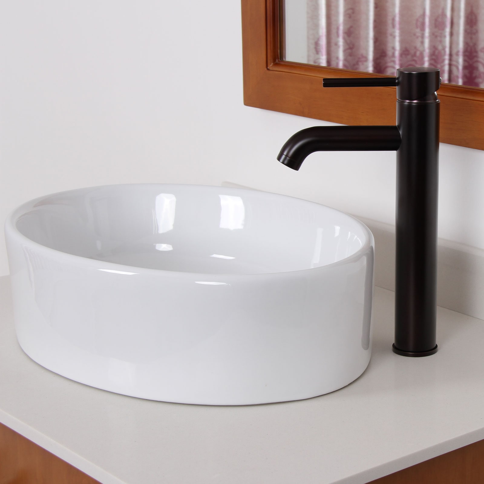 Elite Oil Rubbed Bronze Bathroom Vessel Sink Faucet Overstock 7846118