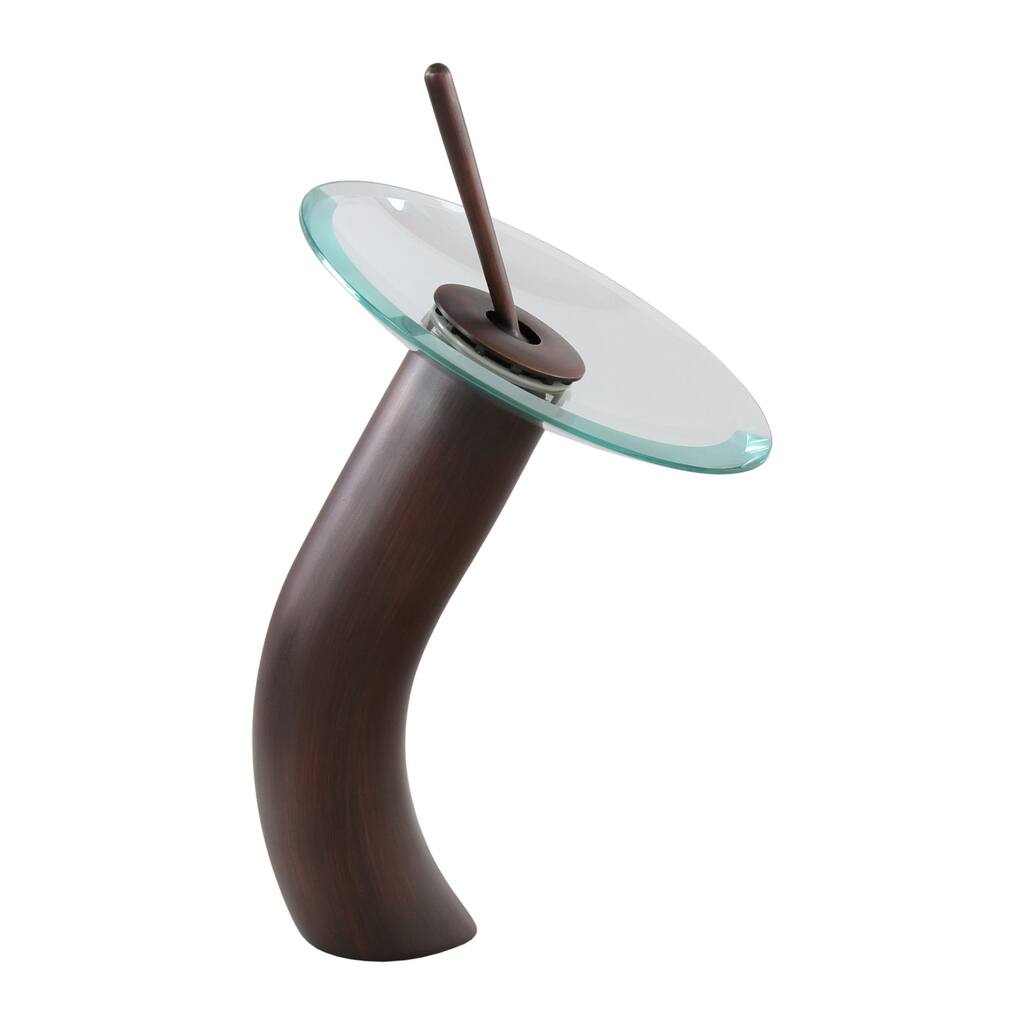 Elite Tall Oil-rubbed Bronze Waterfall Faucet