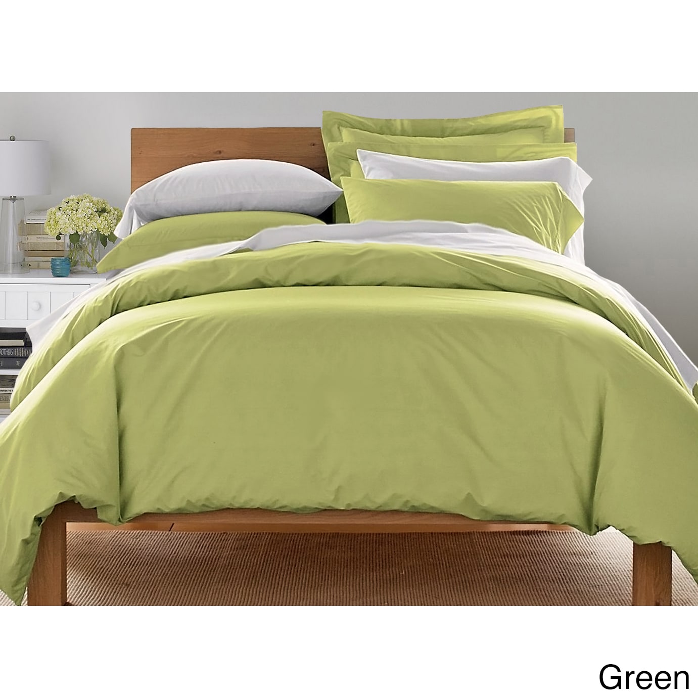 Blue Ridge Home Fashions Inc Oversized Microfiber 3 piece Duvet Cover Set Green Size Twin