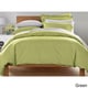 preview thumbnail 5 of 3, Oversized Microfiber 3-piece Duvet Cover Set F/Q-Green