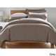 preview thumbnail 2 of 3, Oversized Microfiber 3-piece Duvet Cover Set F/Q-Grey