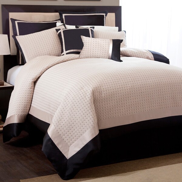 lush decor deco expressions 8 piece beige comforter set lush decor deco expressions 8 piece beige comforter set