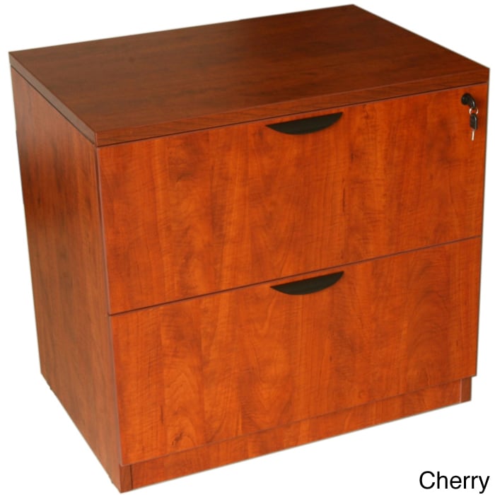 Boss Two drawer Cherry Or Mahogany Finished Lateral File