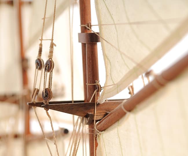 Old Modern Handicrafts Harvey Model Ship