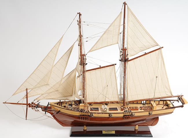 Old Modern Handicrafts Harvey Model Ship