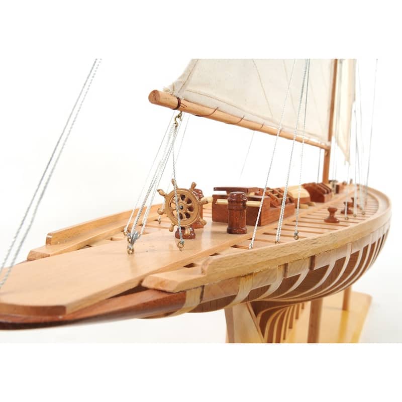 Old Modern Handicrafts Shamrock Open Hull Model Ship