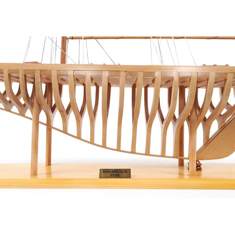 Old Modern Handicrafts Shamrock Open Hull Model Ship