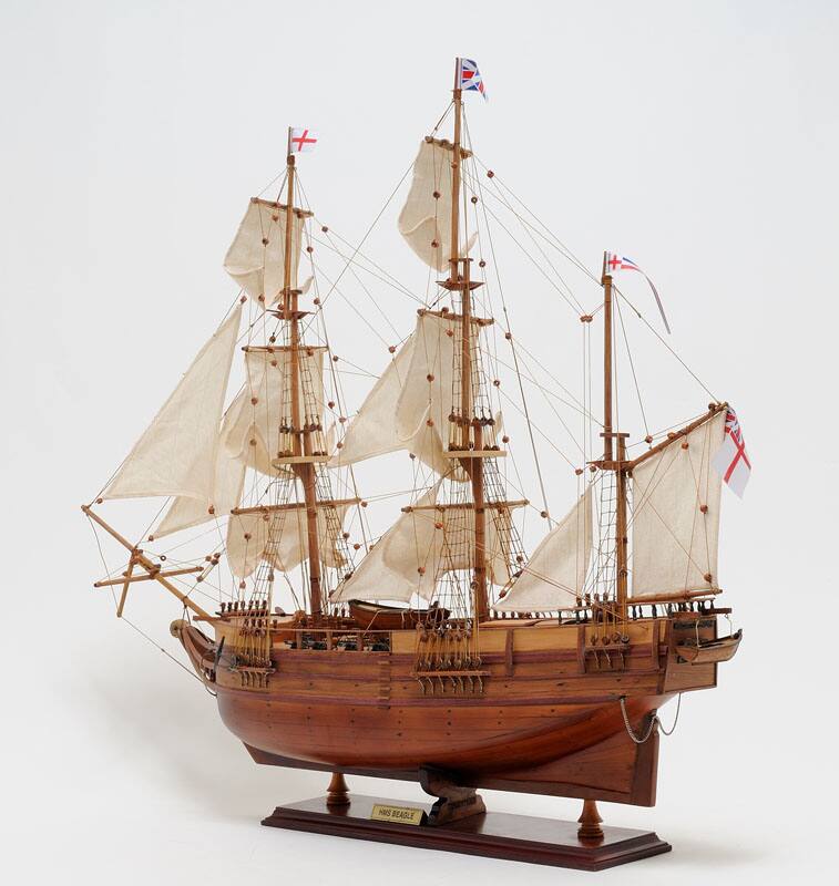 Old Modern Handicrafts Beagle Model Ship