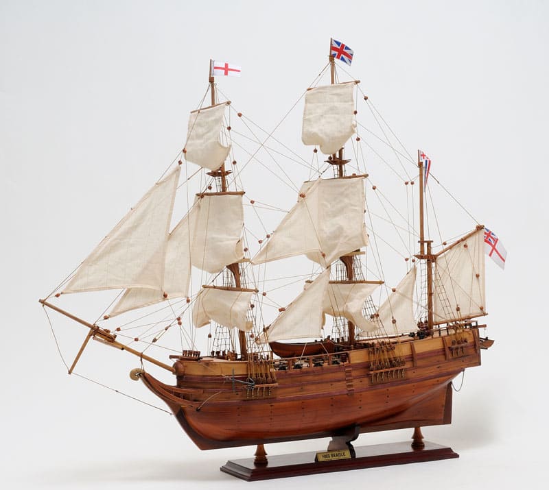 Old Modern Handicrafts Beagle Model Ship