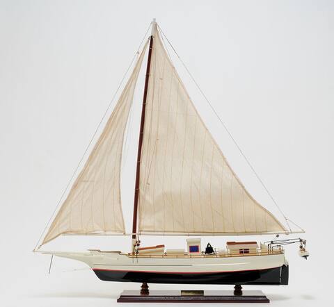 Old Modern Handicrafts Skipjack Painted Model Ship