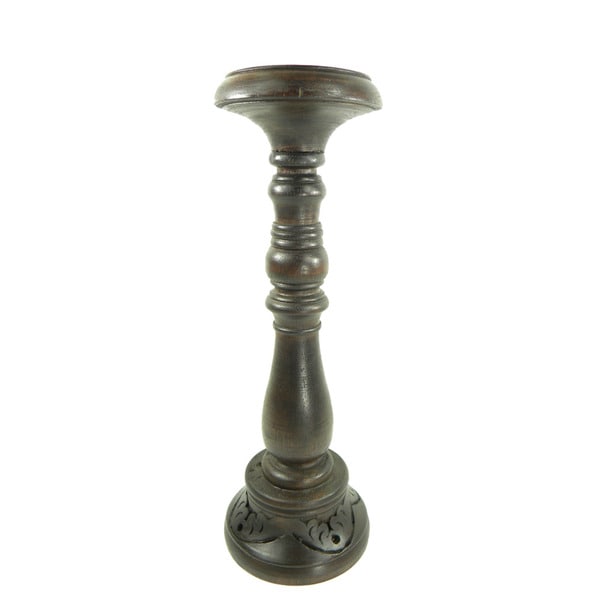 Hand Carved Candle Stick Holder Candles & Holders