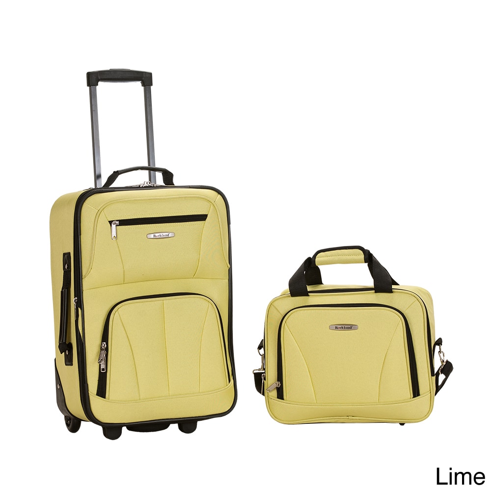 Rockland New Generation 2 piece Lightweight Carry on Softsided Luggage Set