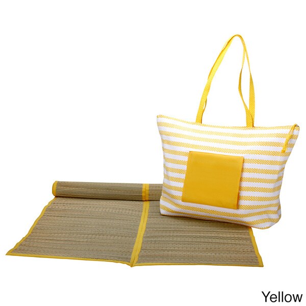 beach bag with mat