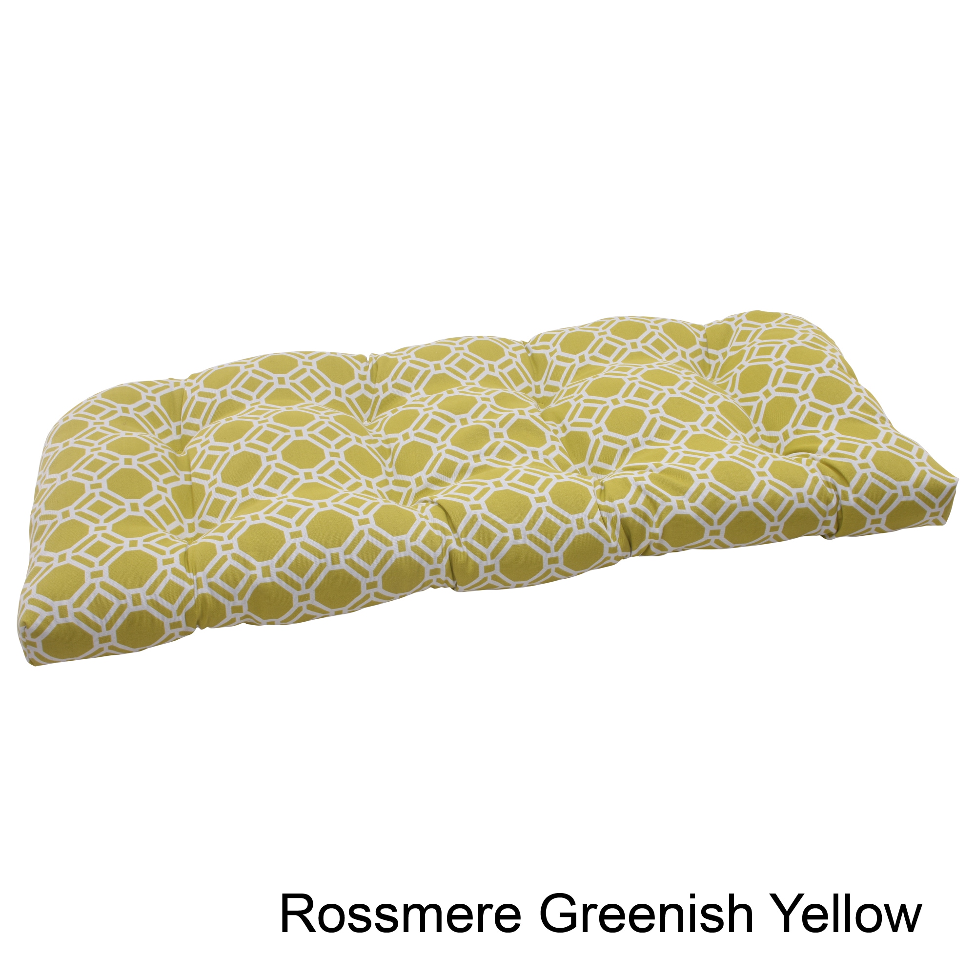 Pillow Perfect Rossmere Outdoor Wicker Loveseat Cushion