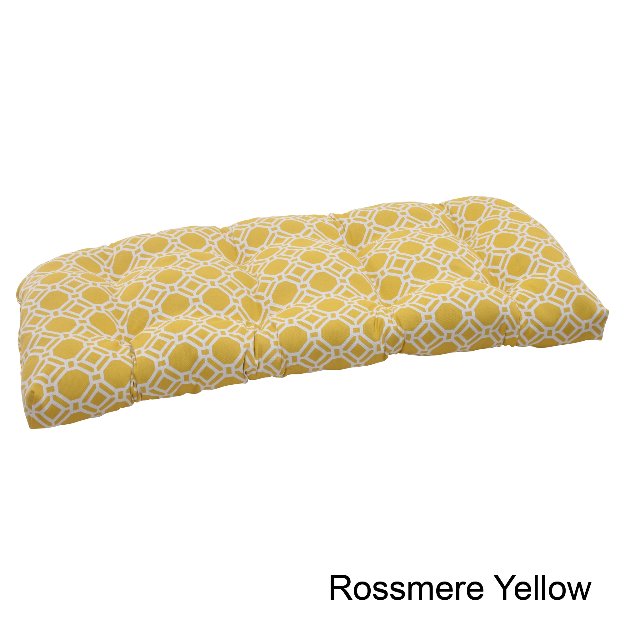 Pillow Perfect Rossmere Outdoor Wicker Loveseat Cushion