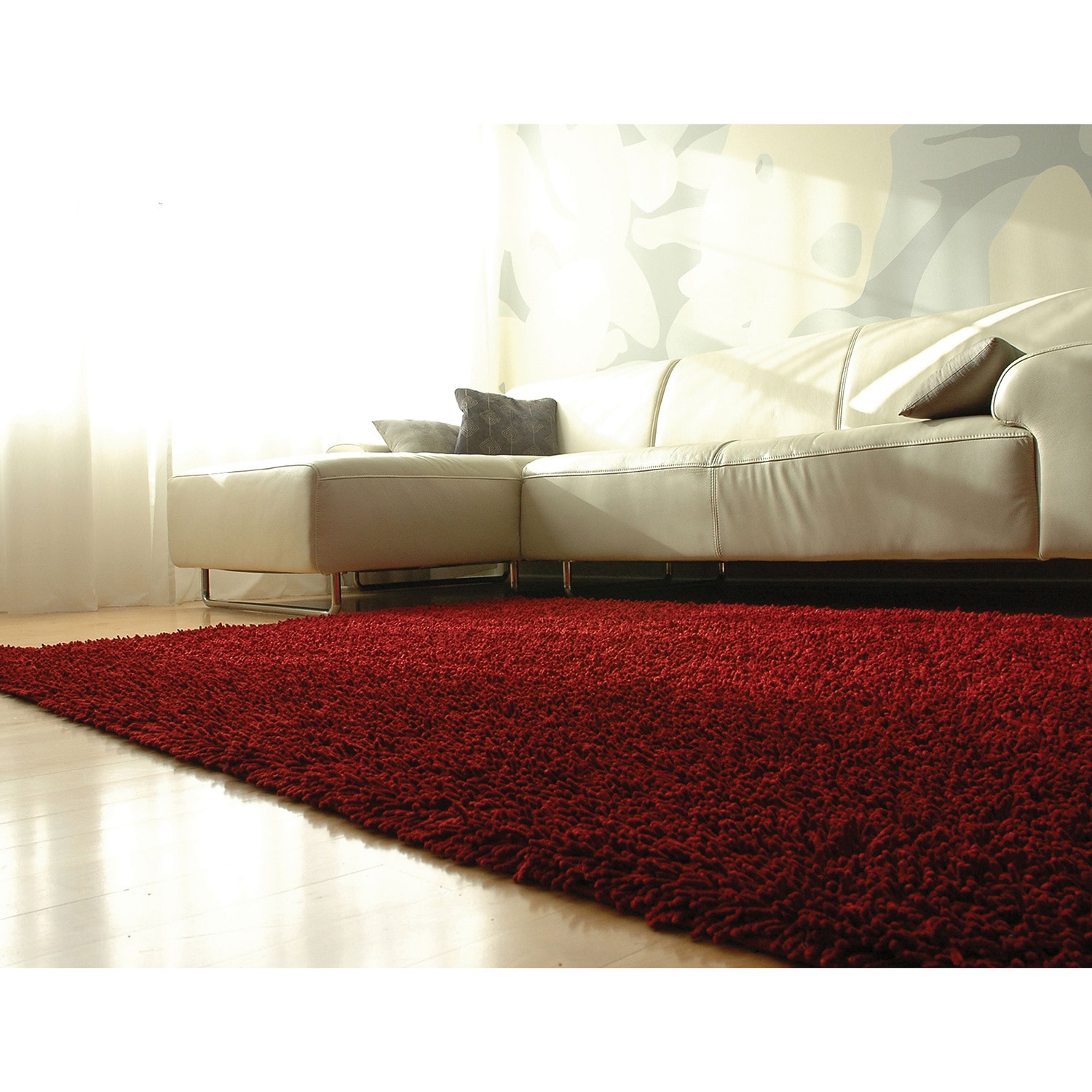 Modern Scarlet EcoShag Rug (5 x 8) Today $266.99 Sale $240.29 Save