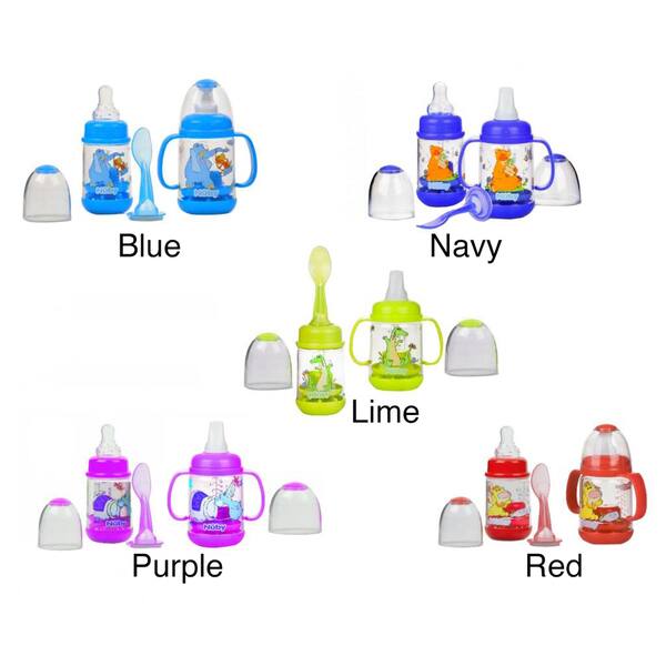 Shop Nuby Infant Printed Bottle Feeder Set Overstock 7847645