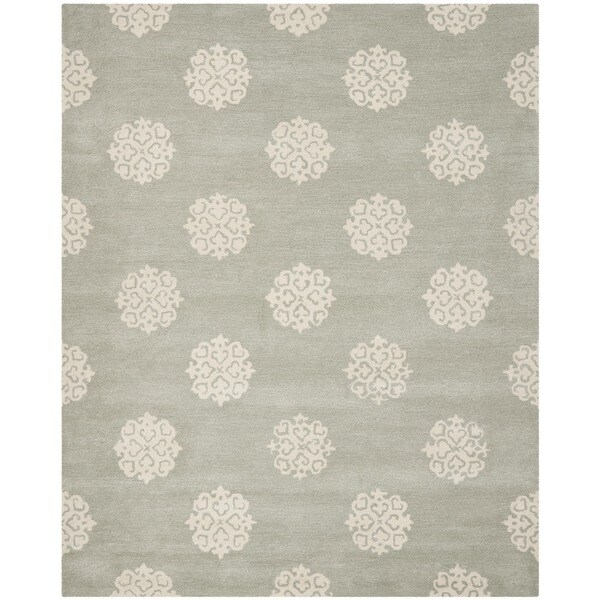 Safavieh Handmade Soho Gray/Ivory New Zealand Wool Area Rug (8'3" x 11')