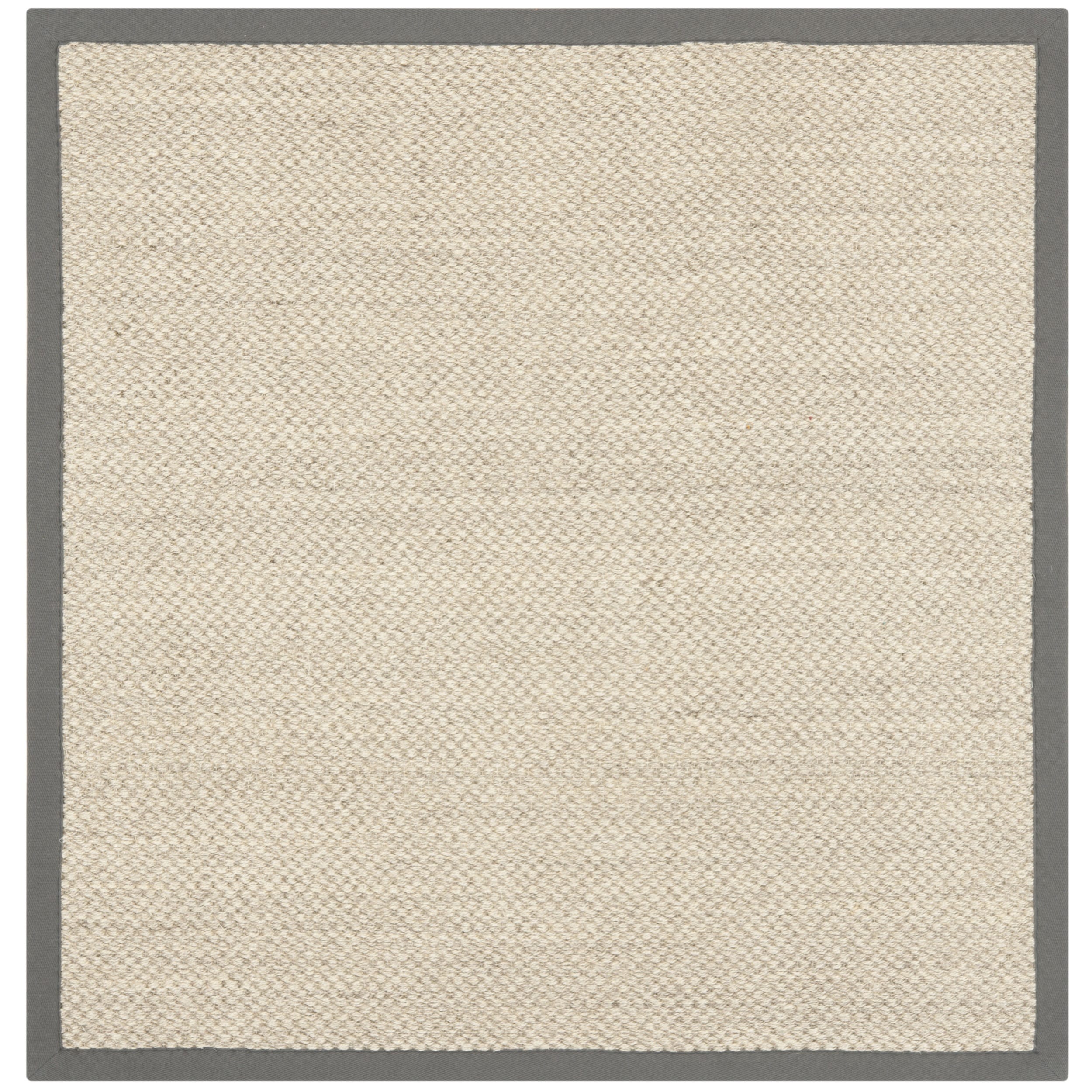 Safavieh Hand woven Resorts Natural/ Grey Fine Sisal Rug (8 Square