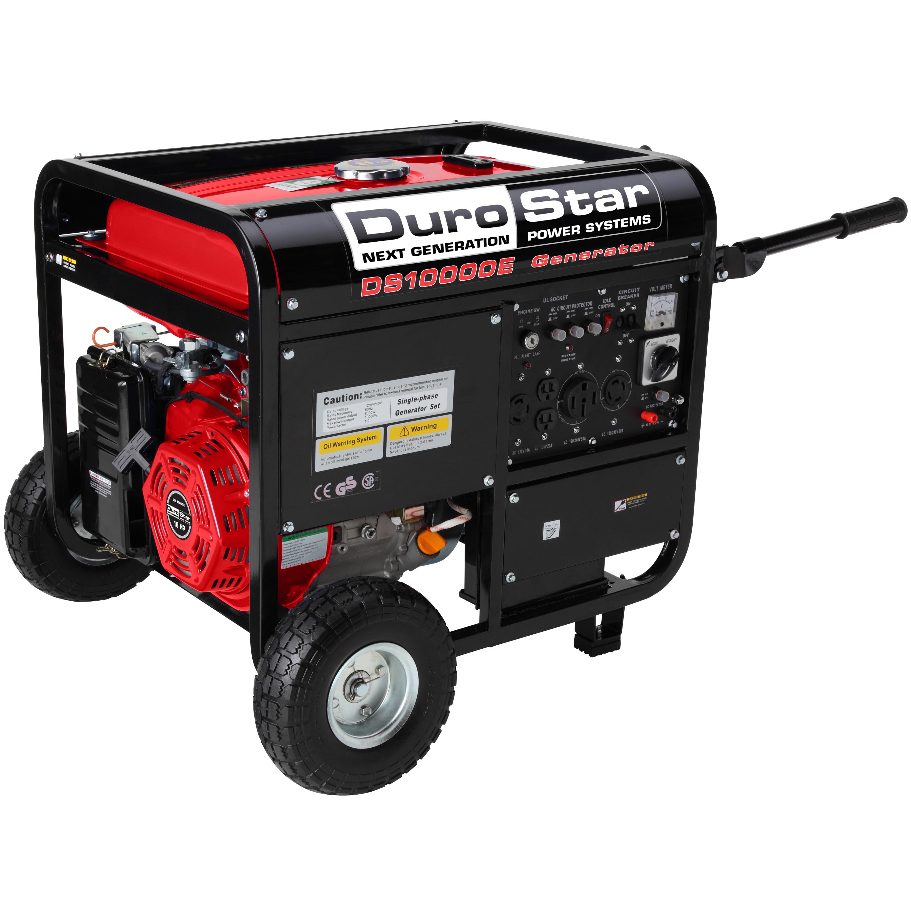 DuroStar 10,000-Watt 16.0 Hp Gas Generator with Electric Start Kit