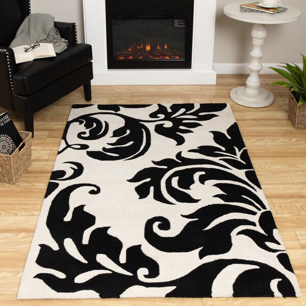 Shop Handmade Herat Oriental Indo Tibetan Wool Rug 4' x 6' (India