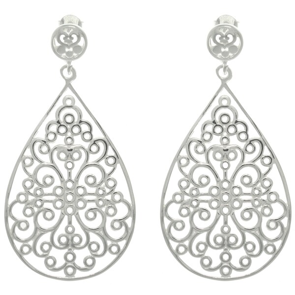 Shop Sterling Silver Celtic Teardrop Earrings - Free Shipping On Orders ...