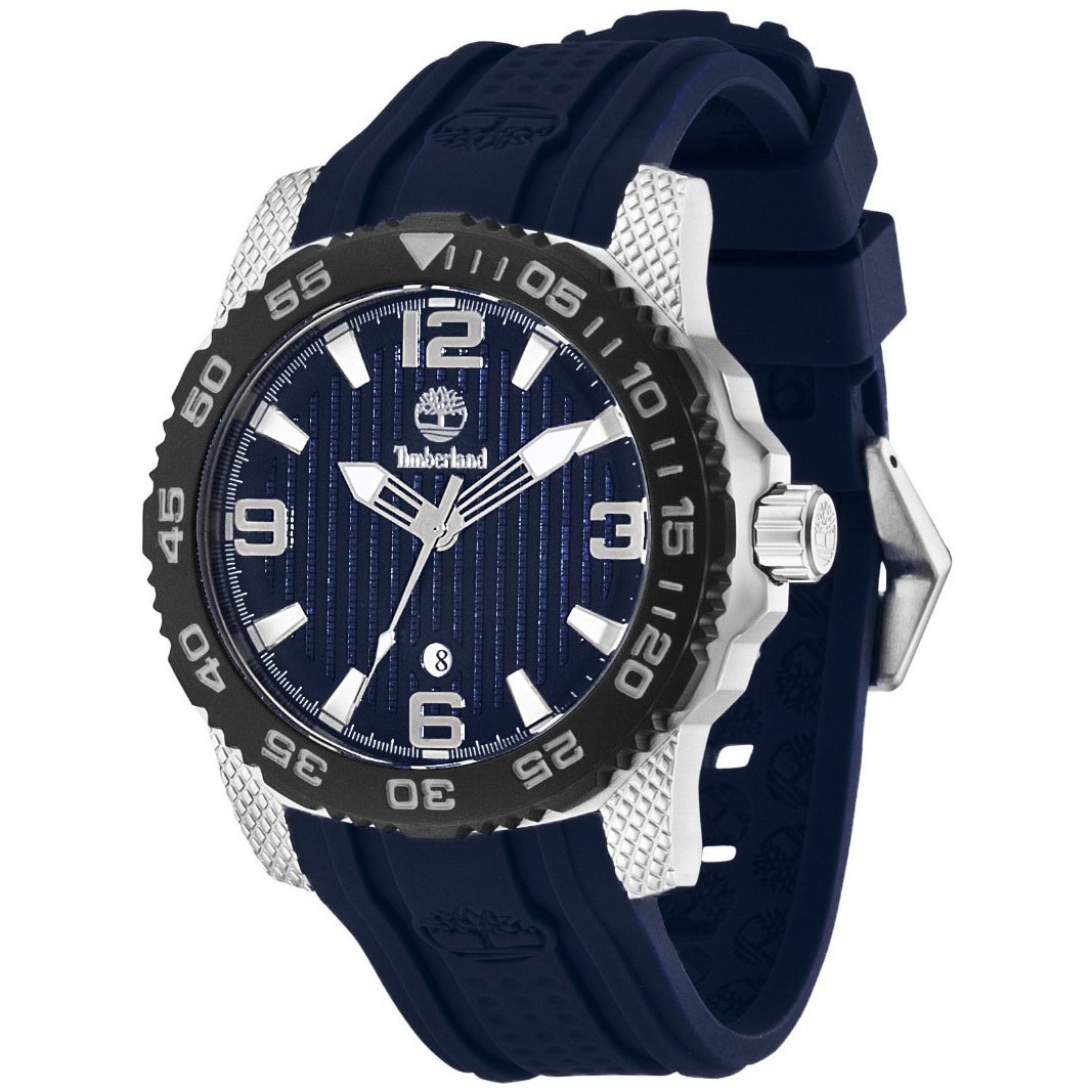 Timberland Mens Sandown Blue Dial Watch Today $94.99