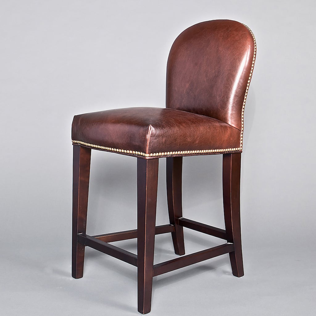 Belmont Leather Counter Stool