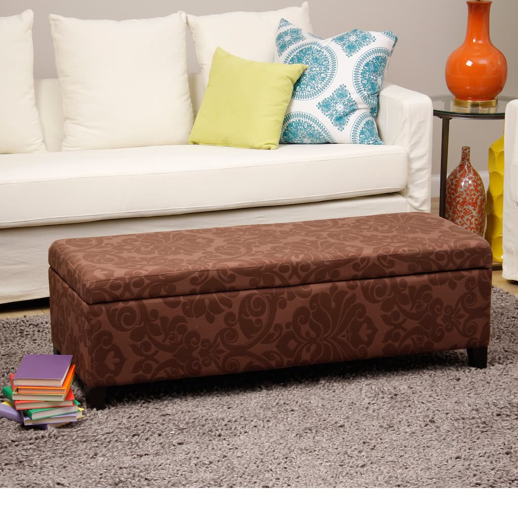 Bolbolac Flower Fabric-upholstered Storage Bench